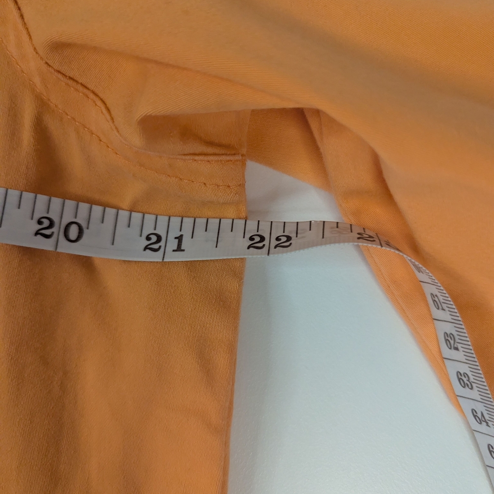 Vintage French Laundry Jacket Orange Denim Style Women's‎ L - Picture 8 of 10